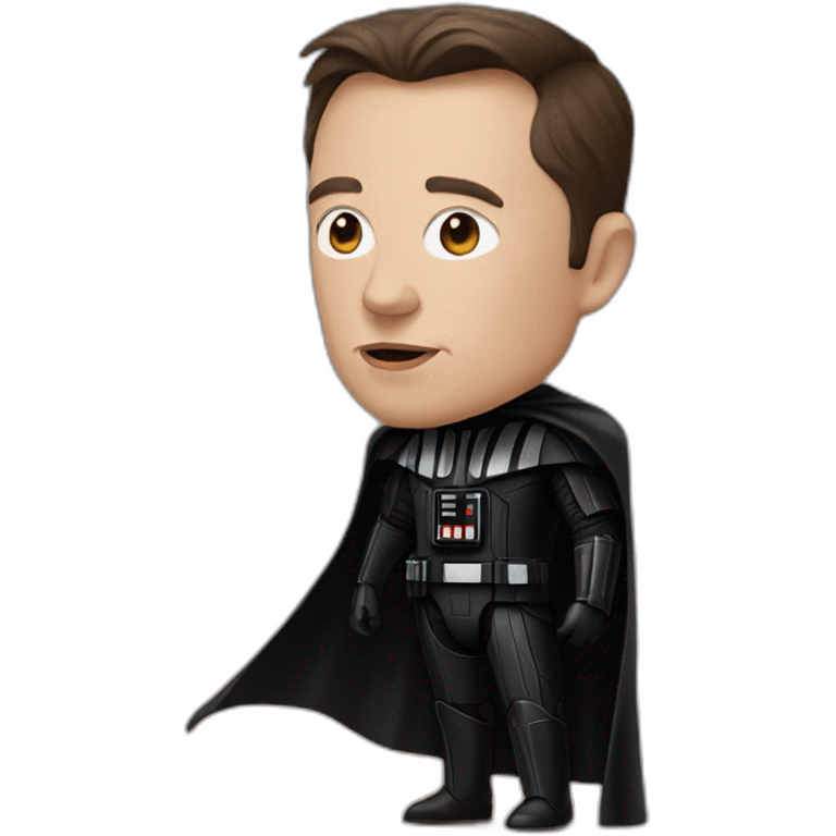 Elon musk dark vador emoji