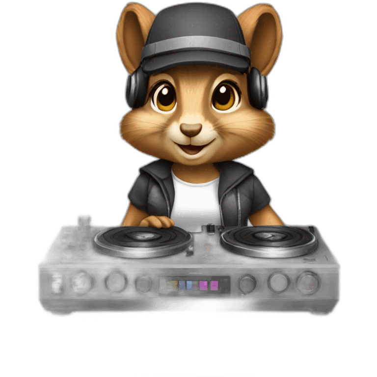 dj-squirrel-female emoji