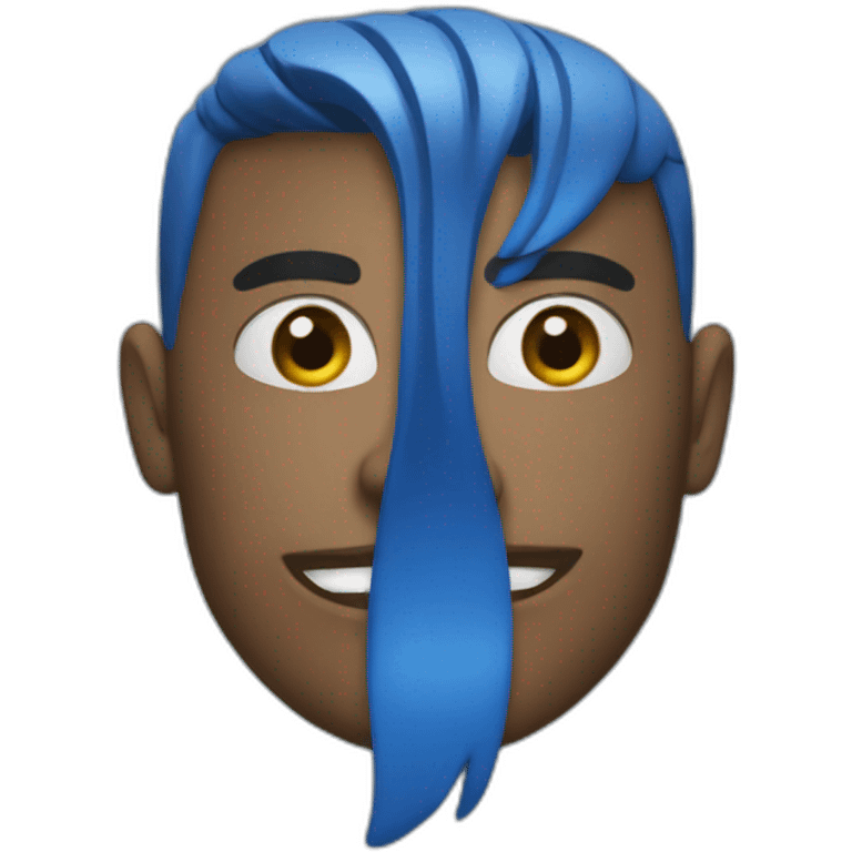 Blue in vice-versa emoji