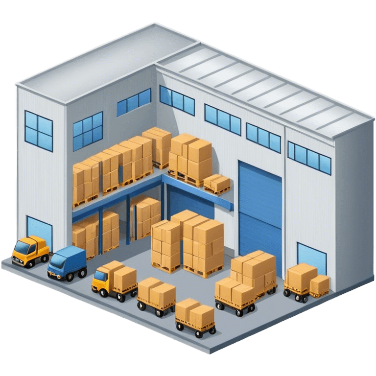 large warehouse emoji