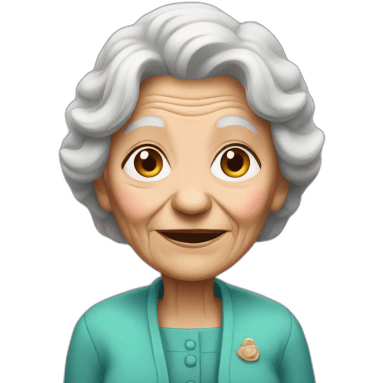 very old woman emoji