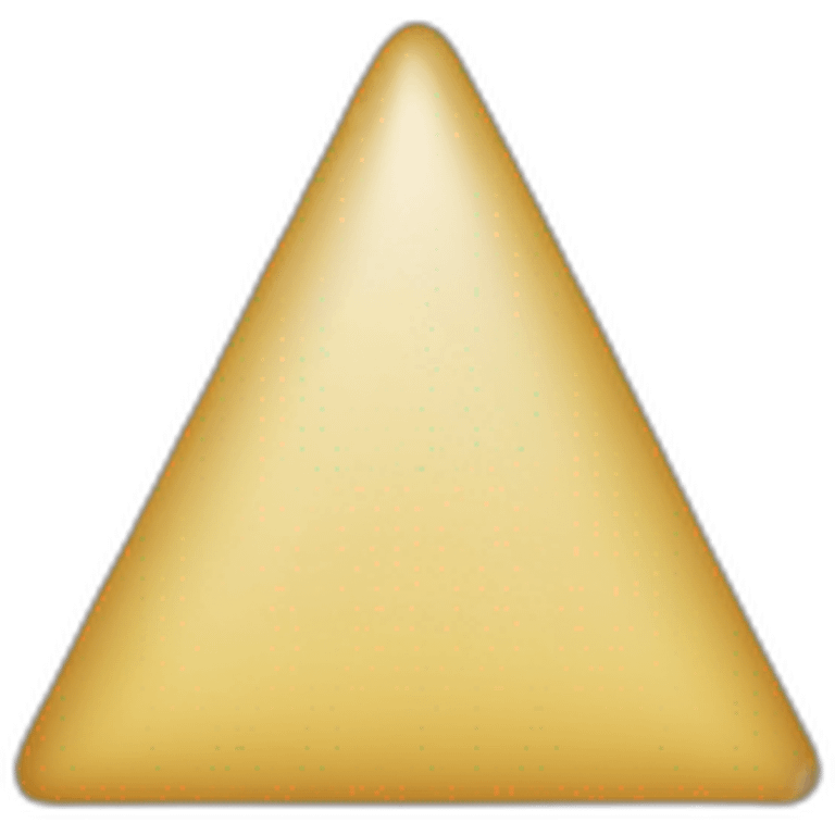 Dual layered triangle rounded corners emoji