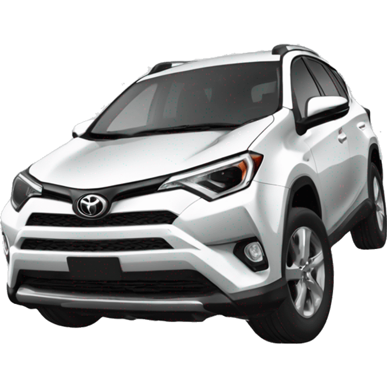 toyota RAV4 2020 white  emoji