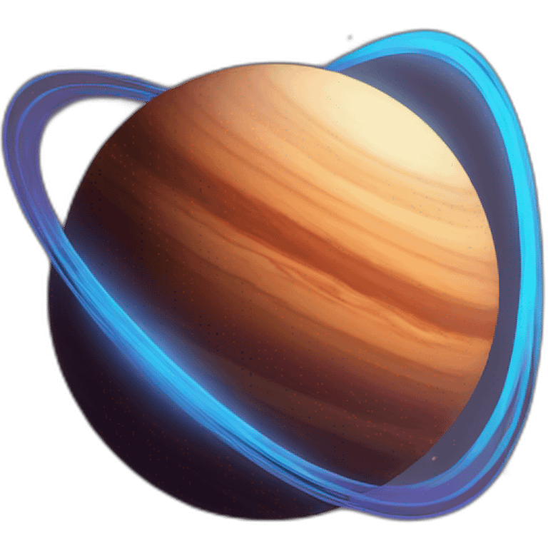 Planet with orbit  emoji