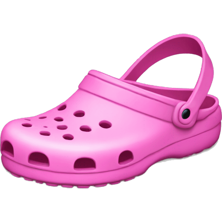 Pink crocs emoji