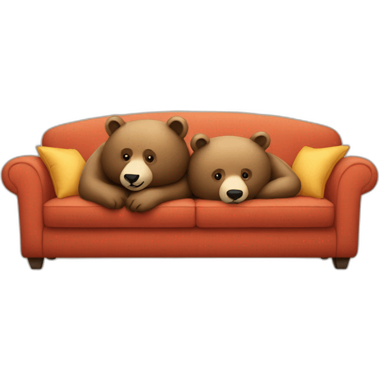 Two-bears-lying-on-the-sofa emoji