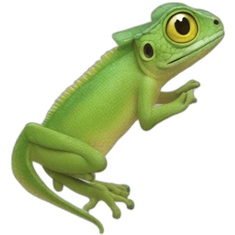 Caméléon casqué du yemen emoji