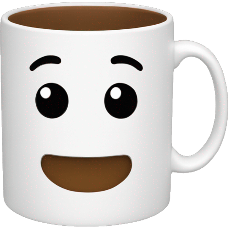 Speaking mug emoji