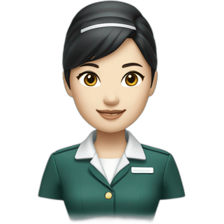 Cathay Pacific Airways cabin crew emoji