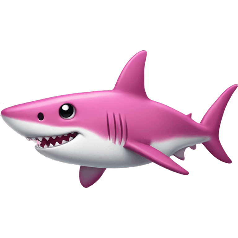 pink shark emoji