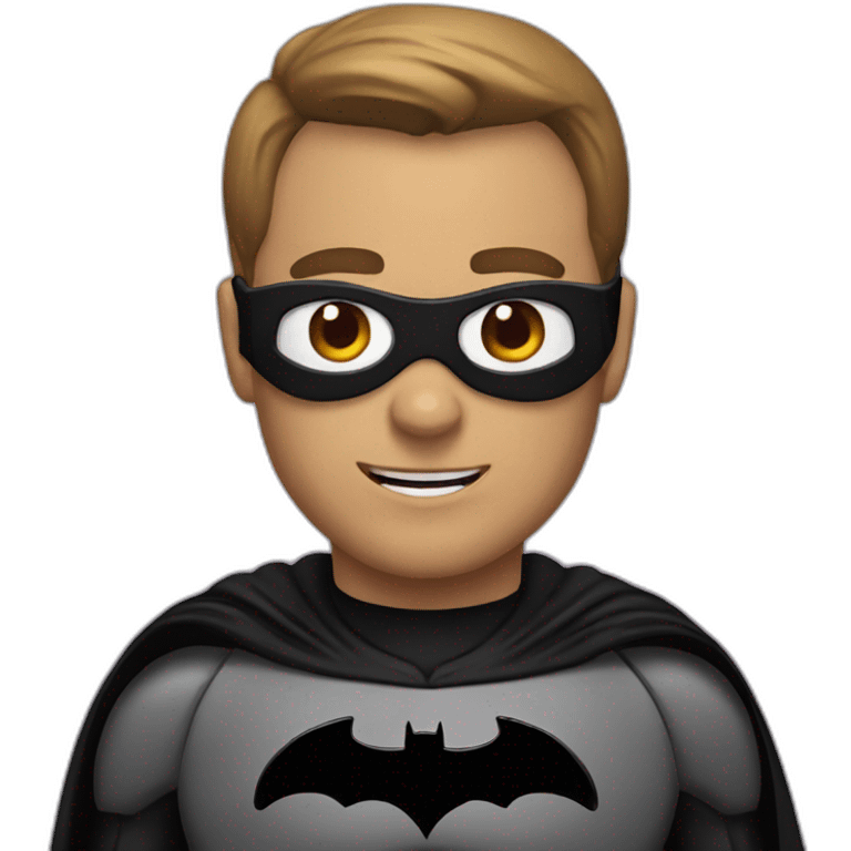 Bat man emoji