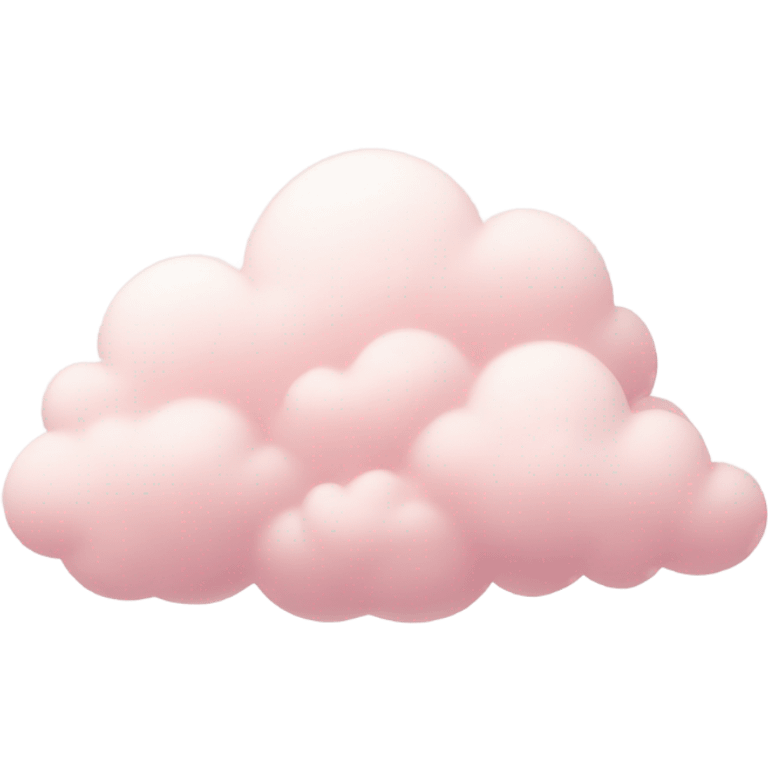 Soft pink cloud aesthetic  emoji