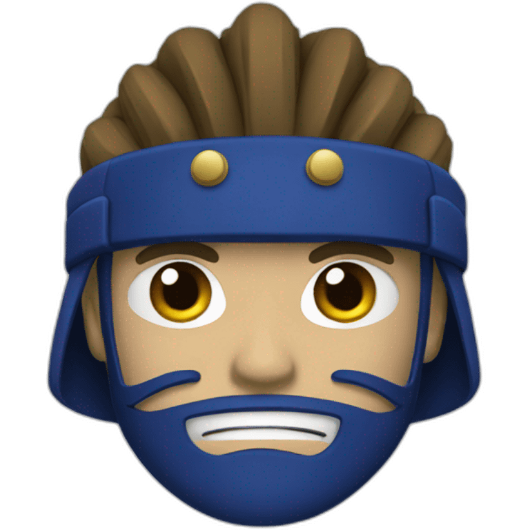 samurai-blue emoji