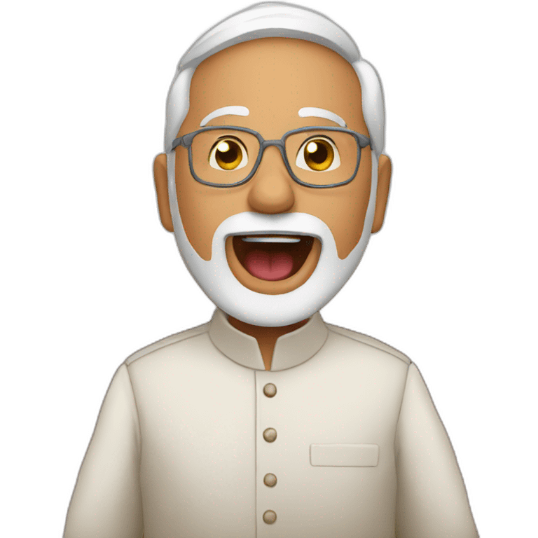 Modi-singing emoji