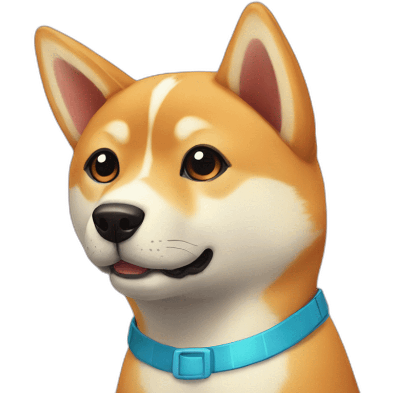 Party parrot shiba emoji