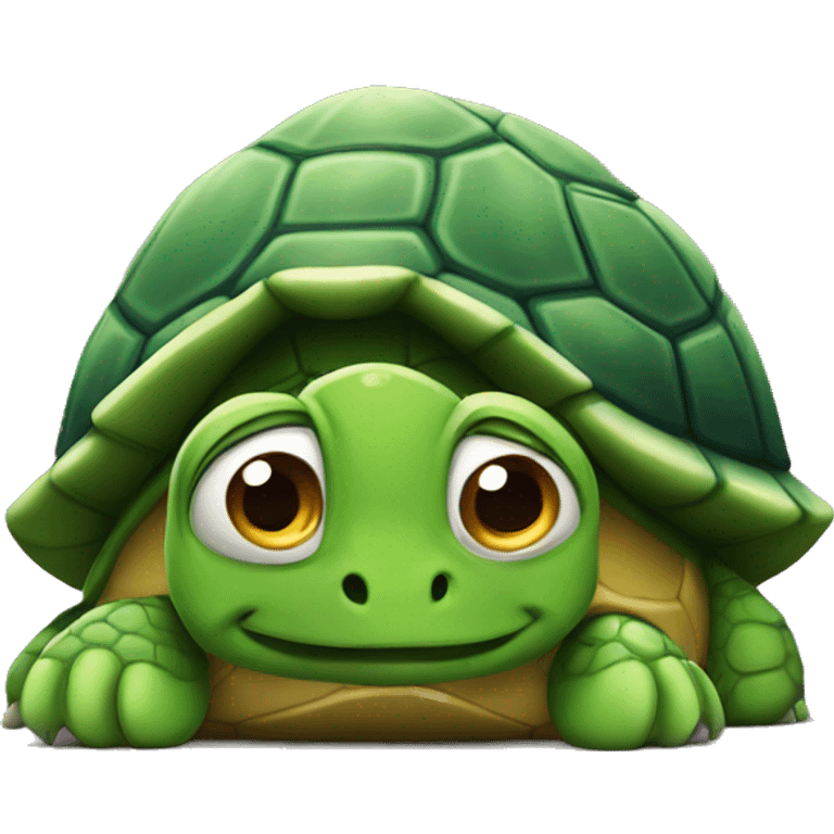 Turtle with angry issues emoji