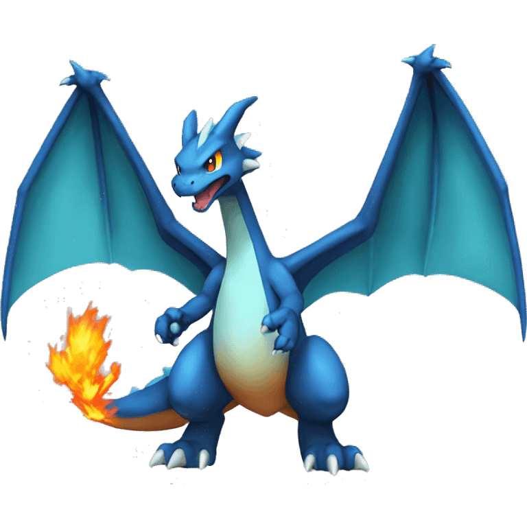  Mega Charizard Y full body emoji