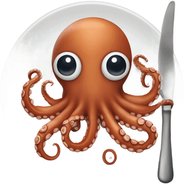 Christmas octopus for dinner  emoji