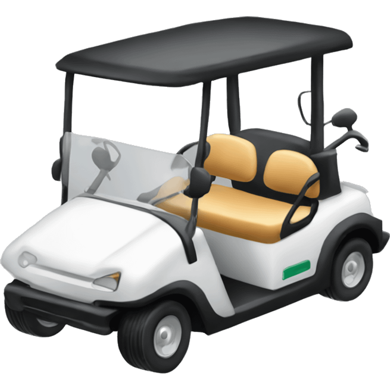 Golf car emoji