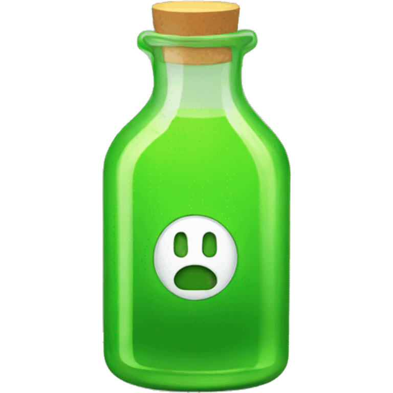 Uranium Liquid in a bottle emoji