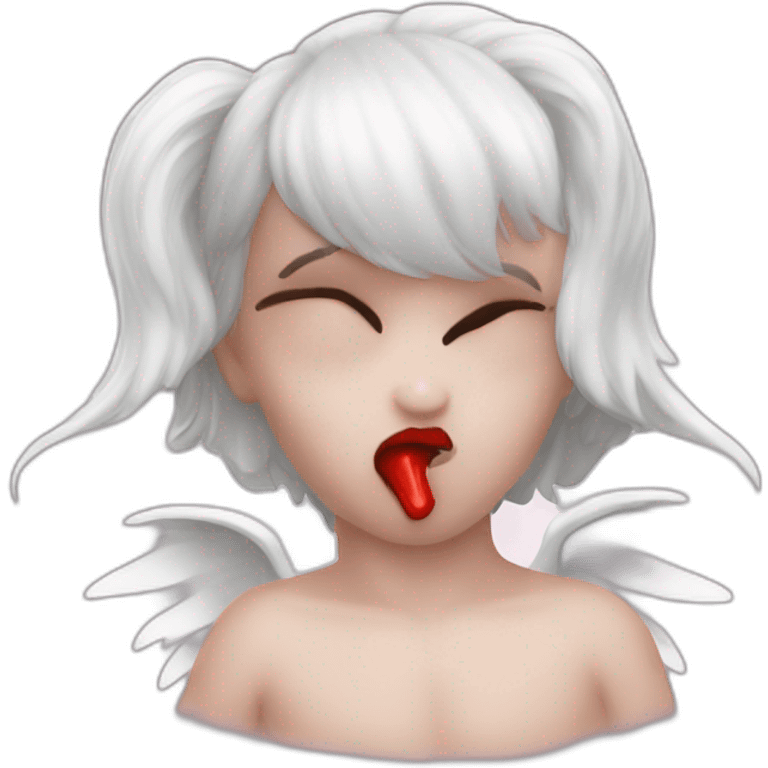 devil kiss angel emoji