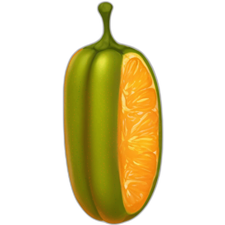 orange-pickle emoji