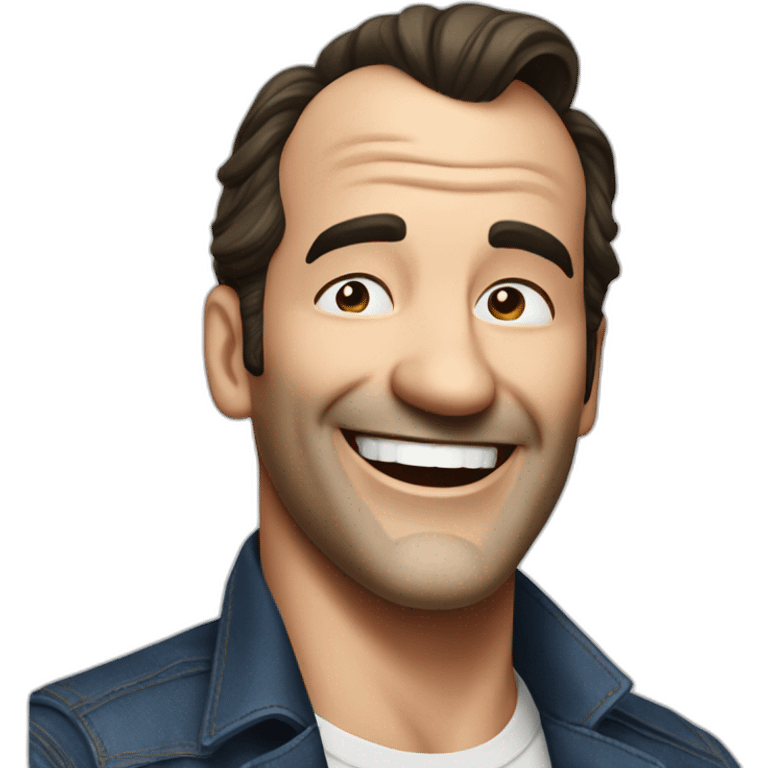 jean-dujardin-laughing emoji