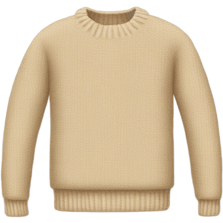 Beige sweater  emoji