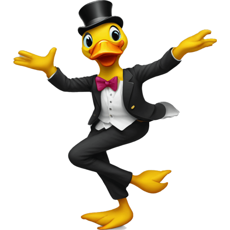 Dancing duck emoji