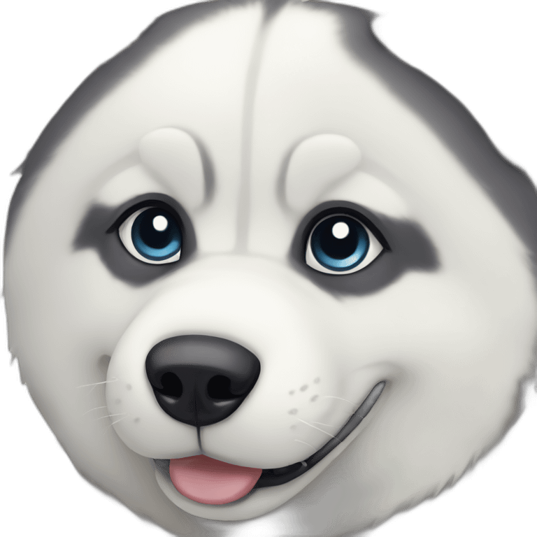 chubby husky emoji