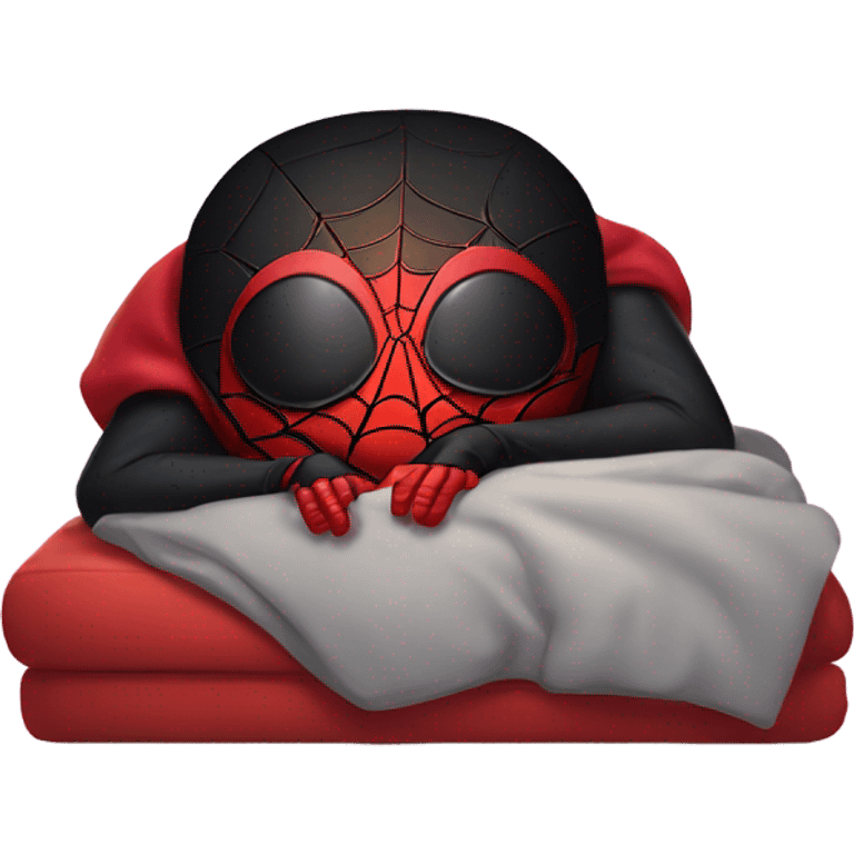 Miles spider man sleepimg emoji