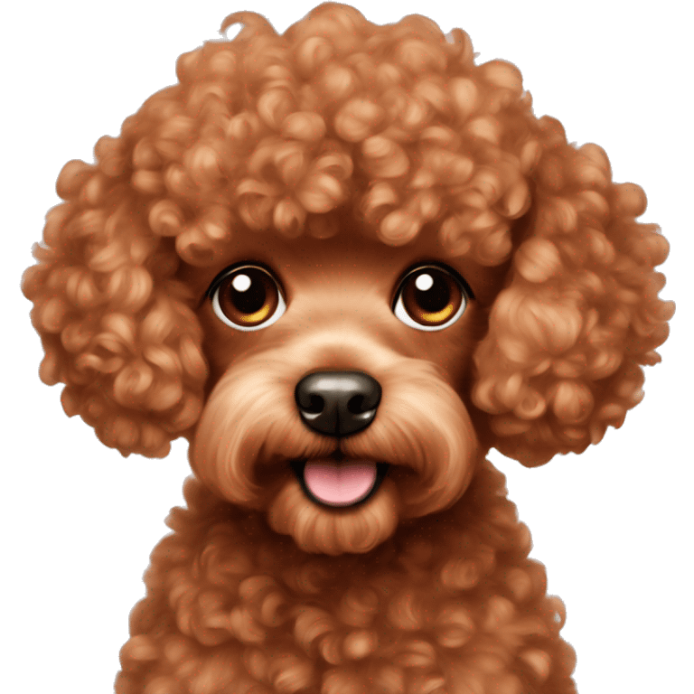 Red teacup poodle emoji