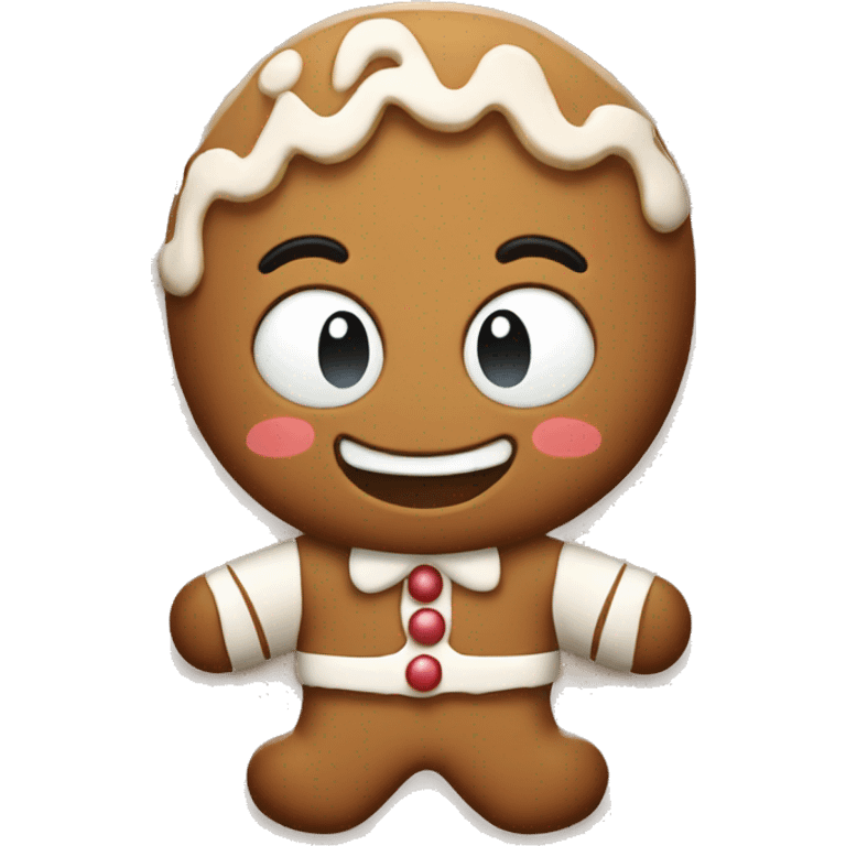 cute gingerbread emoji