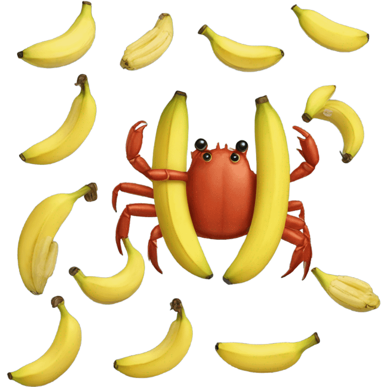 Crabby bananas emoji