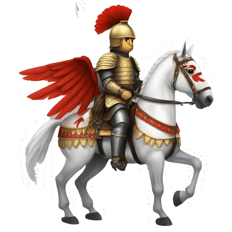 Winged hussar  emoji