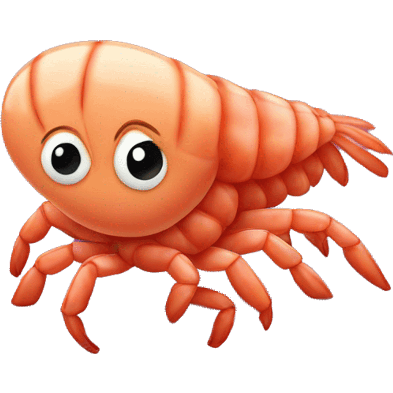 embarrassed shrimp emoji