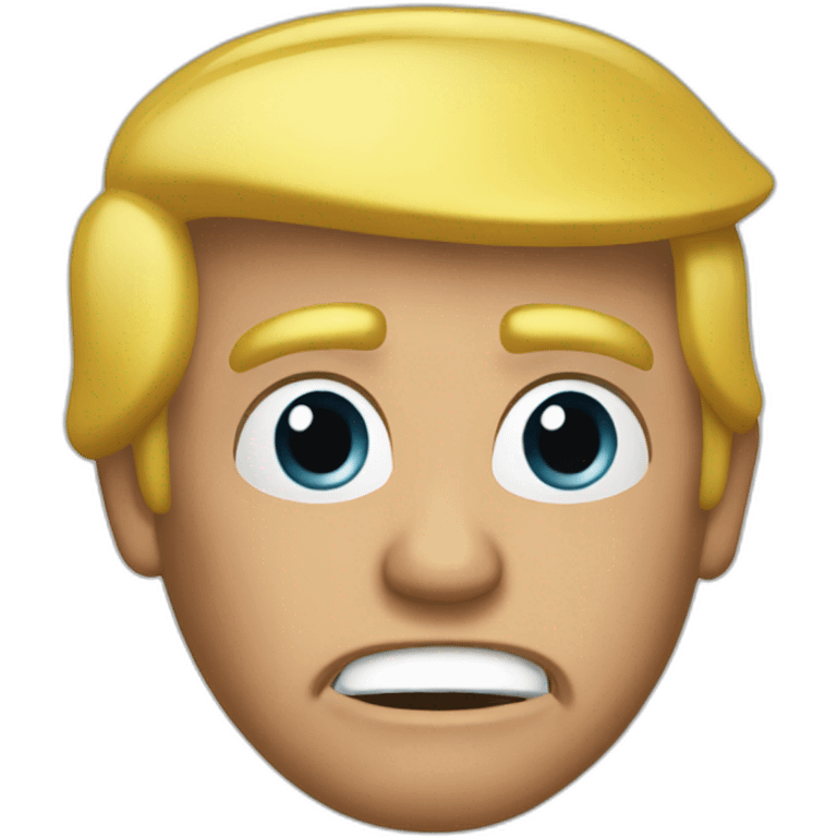 Trump qui fait caca emoji