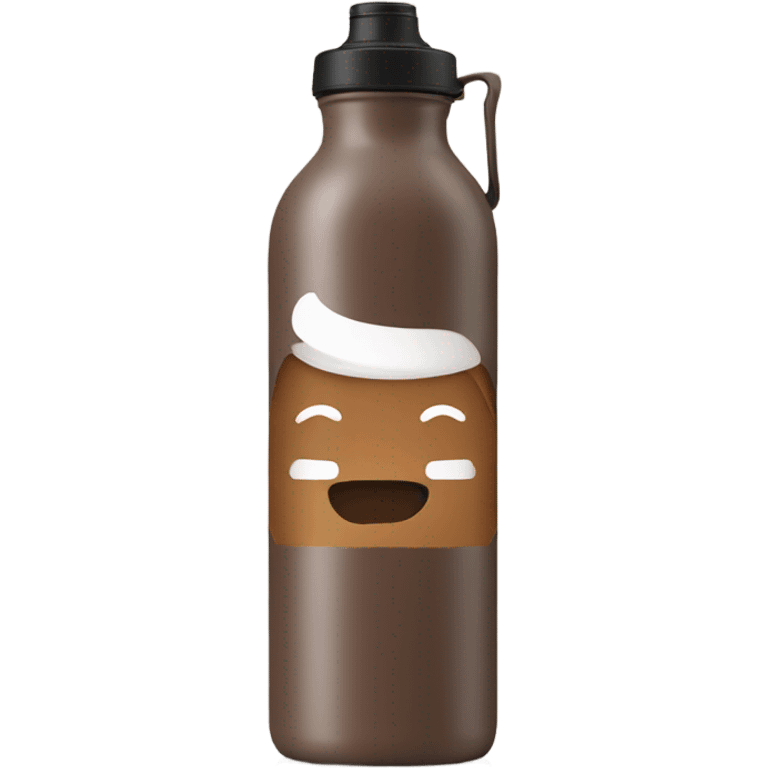 brown water bottle  emoji