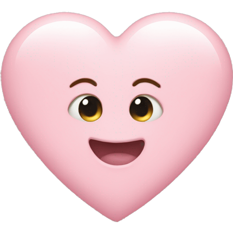 Baby pink heart emoji