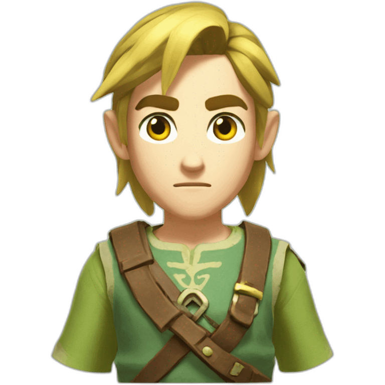 Link from zelda breath of the wild emoji