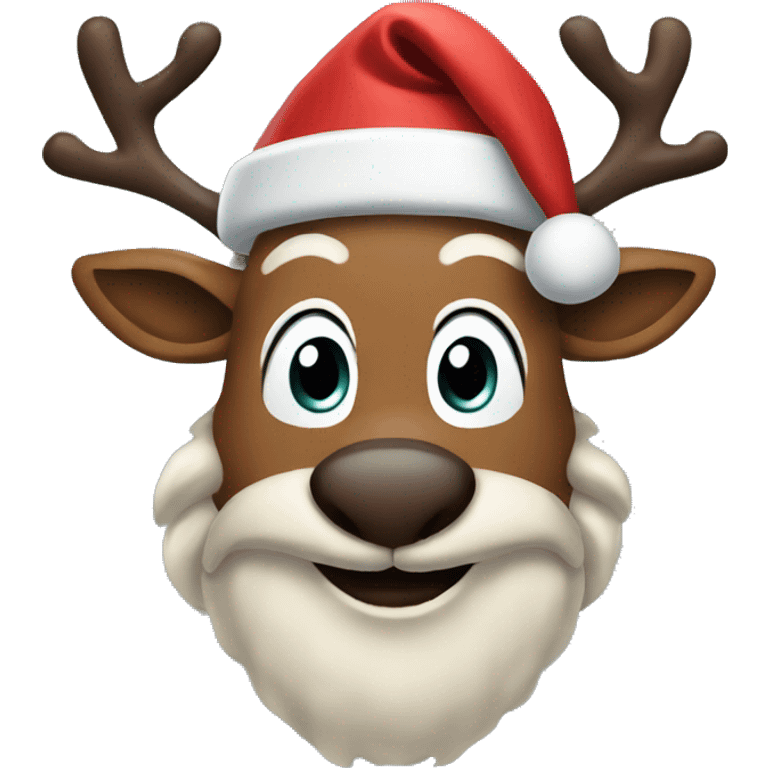 Rudolph Santa emoji