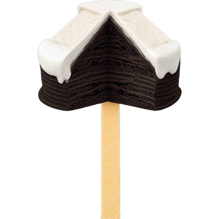 oreo icecream in a black wafer emoji