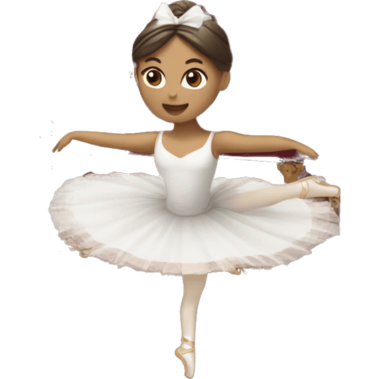 burgundy music box with white ballerina standing back emoji