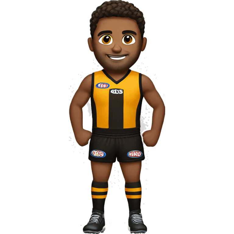 Hawthorn afl jumper  emoji