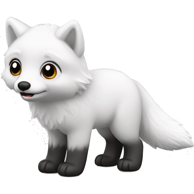 arctic fox toy emoji