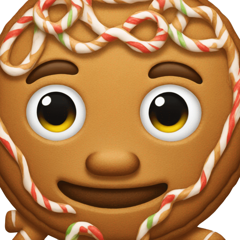 Gingerbread man emoji