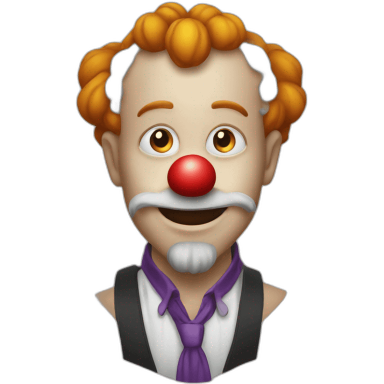 singe sur clown emoji