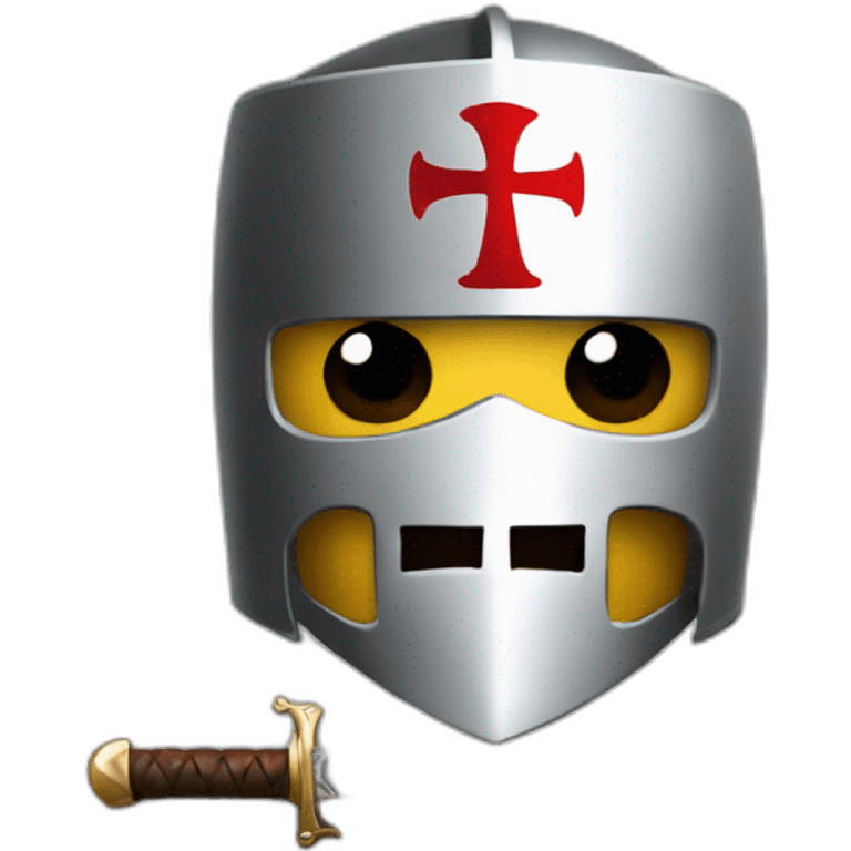 Knights Templar with sword emoji