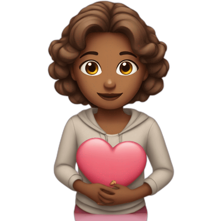 Girl in love emoji