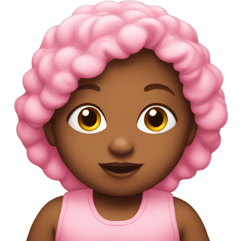 pink baby emoji